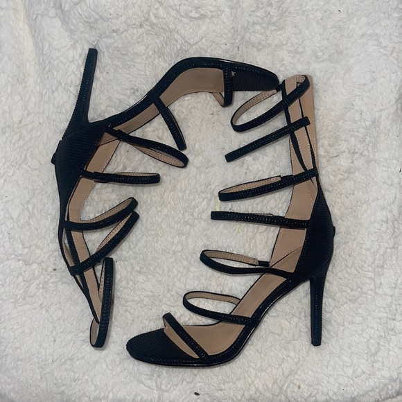 Brand new Charlotte Russe Lola D black sandals - Picture 1 of 3